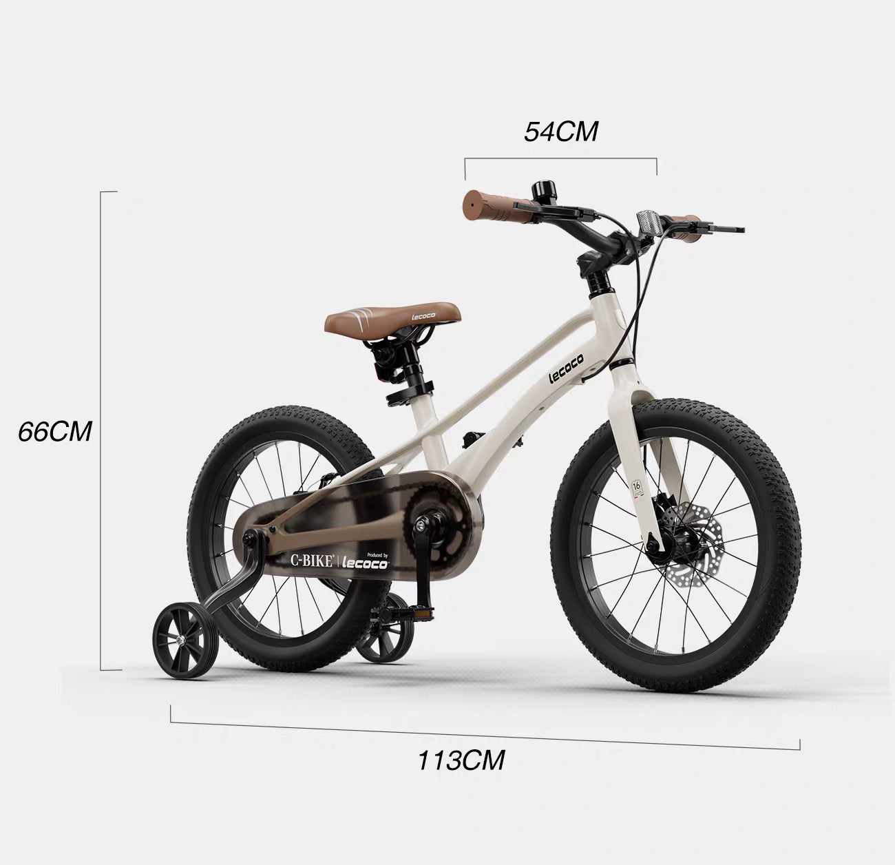 Lecoco C-bike MT16 16" 兒童單車 適合 100-135cm 4-9歲 配輔助轆