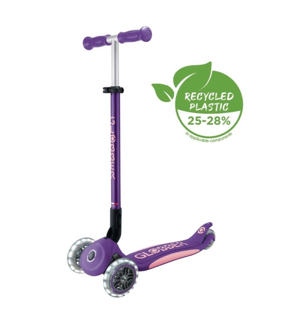 Globber 高樂寶 Elite Lights 可摺疊滑板車 小童至中童 適合3至9歲小童