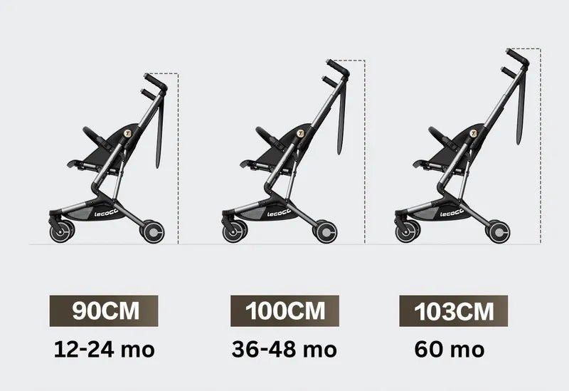 Lecoco T2 Max 升級版 可平躺款式 BB車 嬰兒手推車 輕便摺疊 可登機