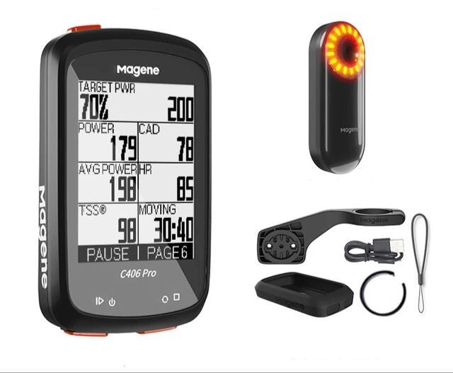 Magene C406 Pro Version internationale Compteur de vélo sans fil/Ensemble de compteurs Combo ordinateur de vélo