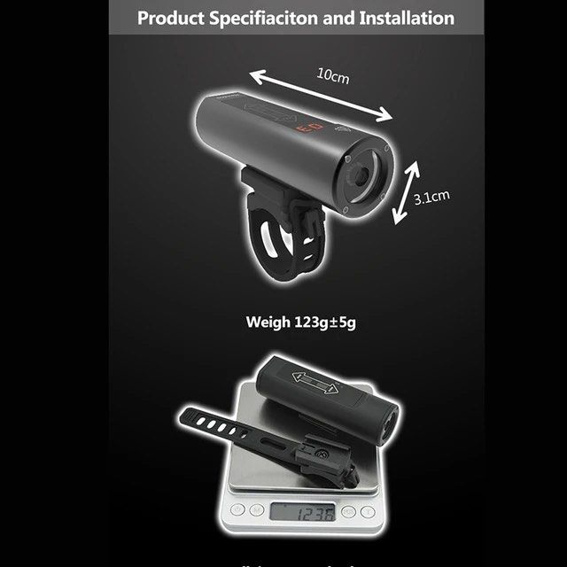 Enfitnix Navi600 單車前燈 觸控式 600流明 單車燈 防水 USB充電