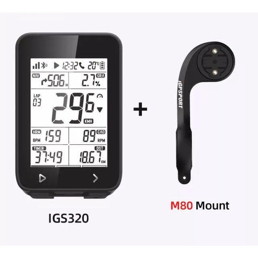 iGPSPORT iGS320 新一代 無線單車碼錶 單車碼錶/咪錶 藍牙 ANT+ 連接