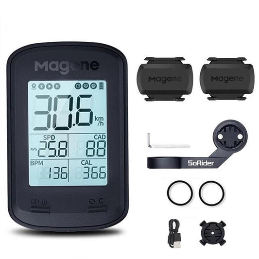 Magene C206 Pro 單車碼錶 S3+感應器 套裝 防水 藍牙 ANT+