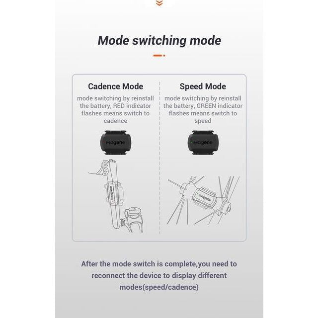 Compteur de vélo Magene C206 Pro S3+, ensemble de capteurs, étanche, Bluetooth ANT+