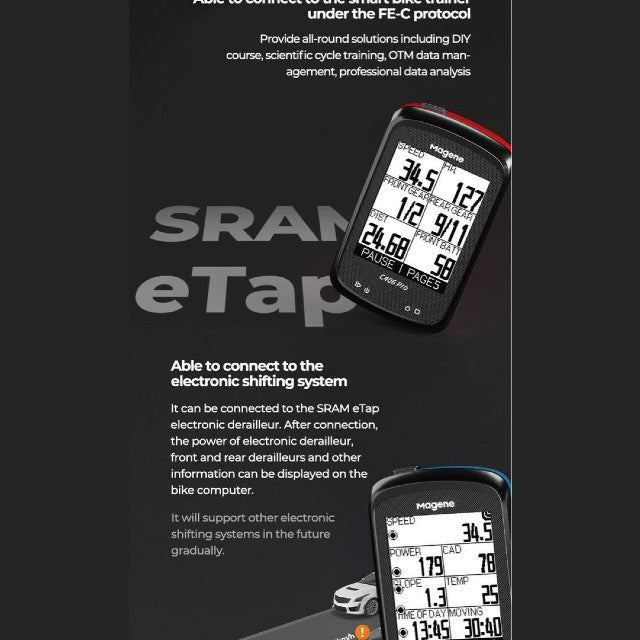 Magene C406 Pro S314 感應器 英文版 無線單車碼錶/咪錶套裝