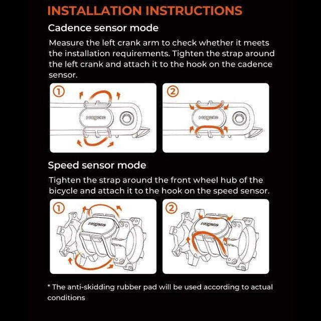Capteur de vitesse et de cadence Magene S314 de troisième génération, connexion Bluetooth étanche bimode ANT +
