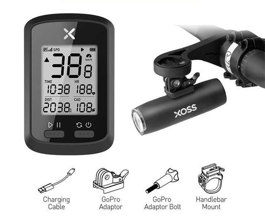 Xoss G+ 碼錶 行者 XL-400 單車燈套裝