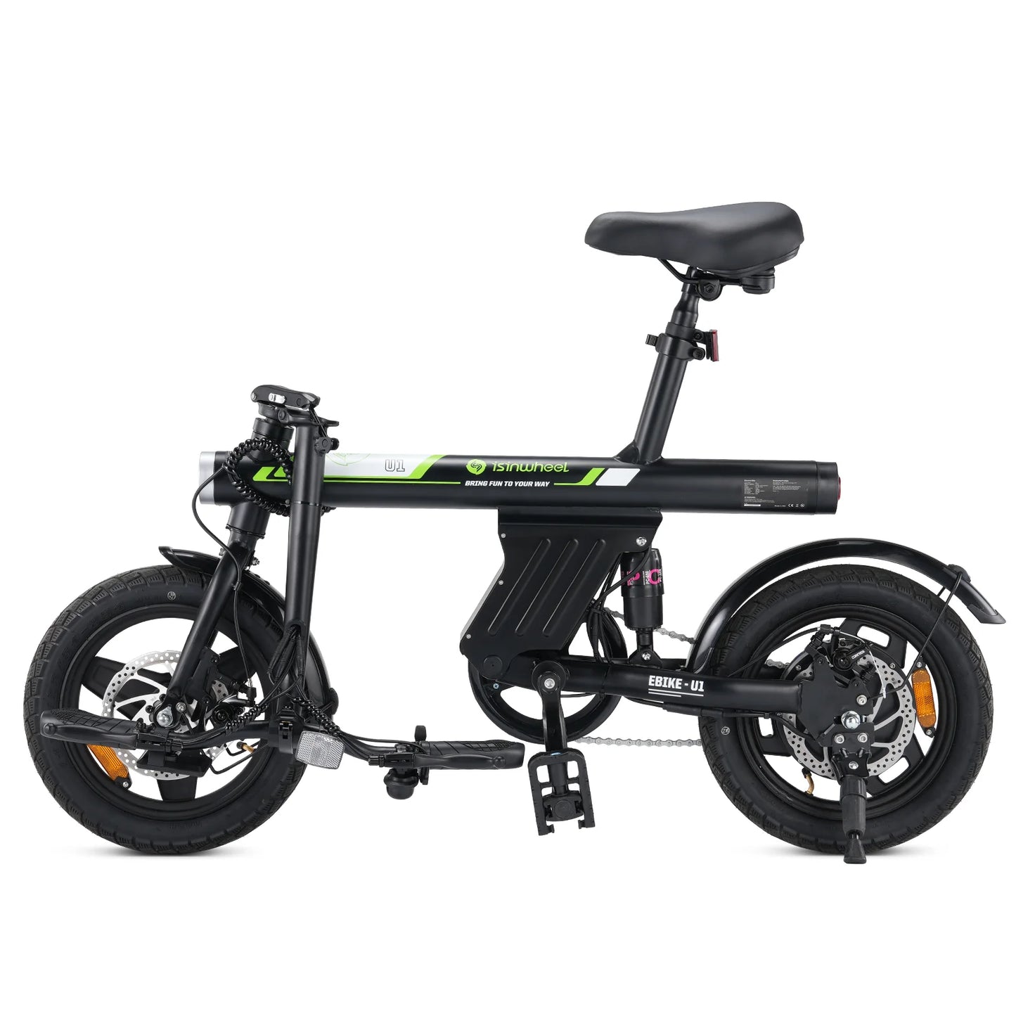 Isinwheel U1 14" 36V 250W hidden battery electric bicycle