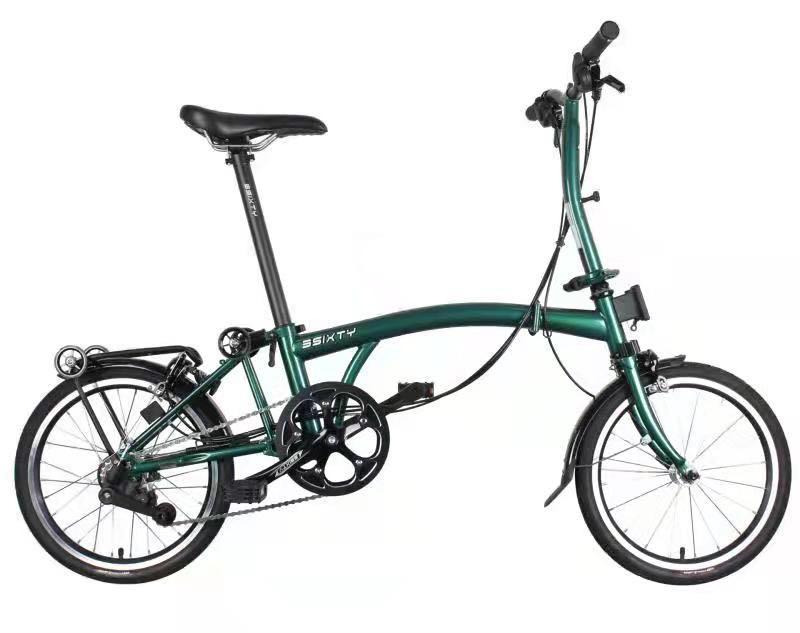 3Sixty s6 6sp folding bicycle Brompton style SuperBiker