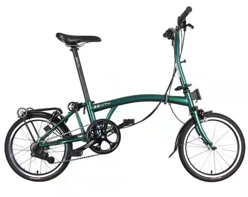 3Sixty s6 6sp folding bicycle Brompton style – SuperBiker