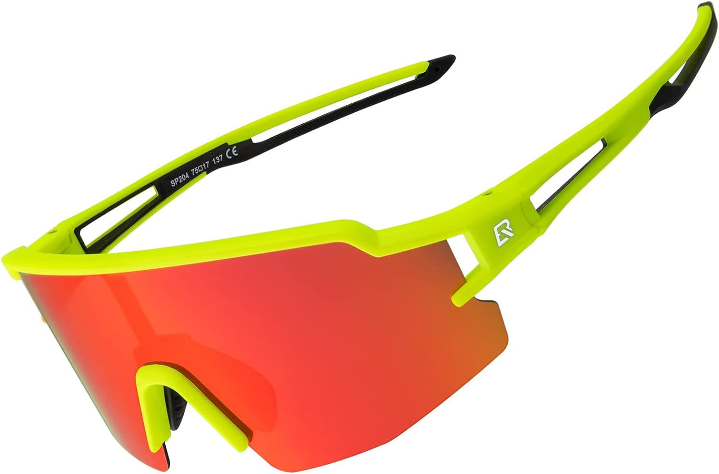 Rockbros lunettes de sport lunettes polarisées demi-monture photochromique protection solaire lunettes d'extérieur