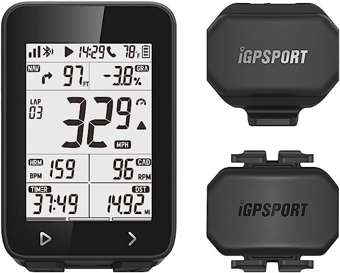 iGPSPORT iGS320 New Generation Wireless Bike Meter Car Meter/Meter Bluetooth ANT+ Connects to Wireless Bike GPS Computer