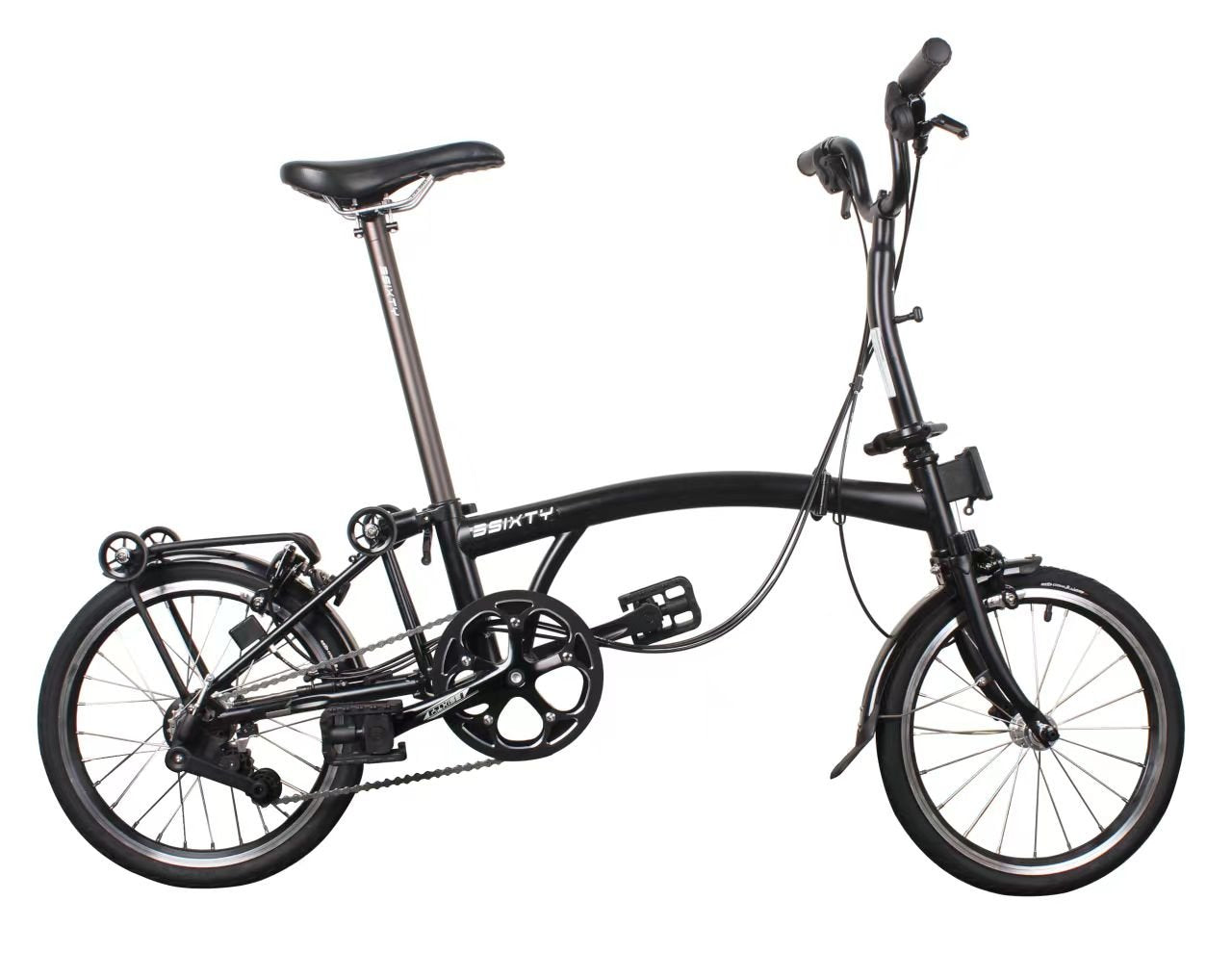 3Sixty S6 6-speed 16" folding bicycle brompton style