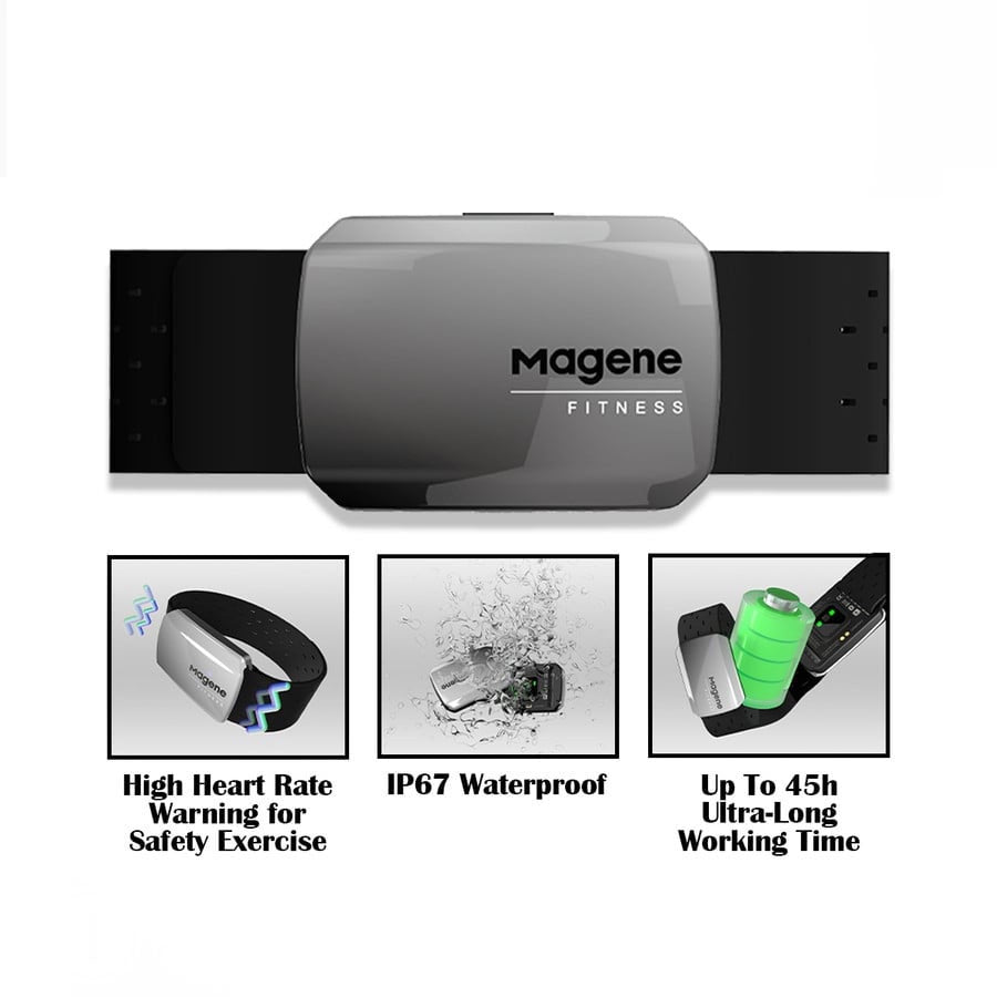 Magene HRM80 心率帶 手臂帶 感應器 智能 藍牙連接 ANT+