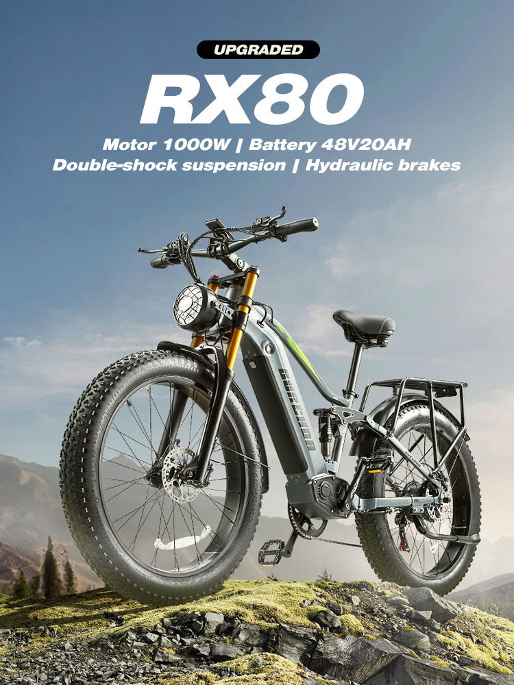 BURCHDA RX80 26" 750W Fat Tire Off-Road Electric Bike