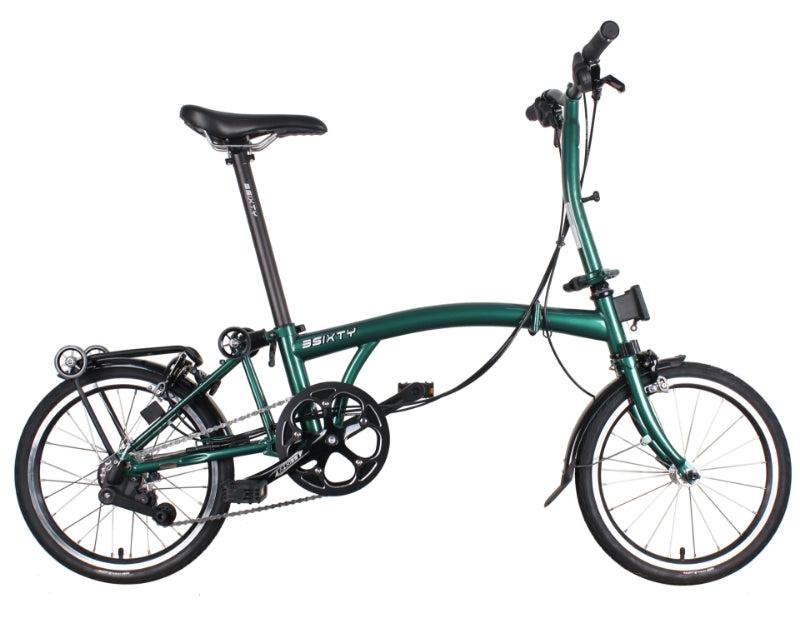 3Sixty S6 6-speed 16" folding bicycle brompton style