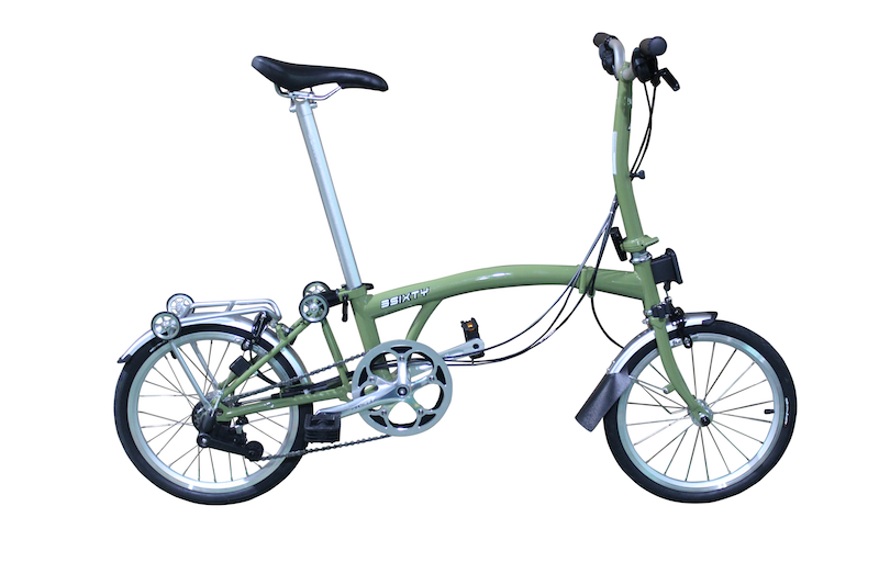 3Sixty S6 6-speed 16" folding bicycle brompton style