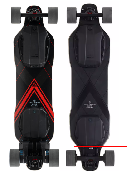 Backfire G2 Black eskateboard w/ R5s remote control