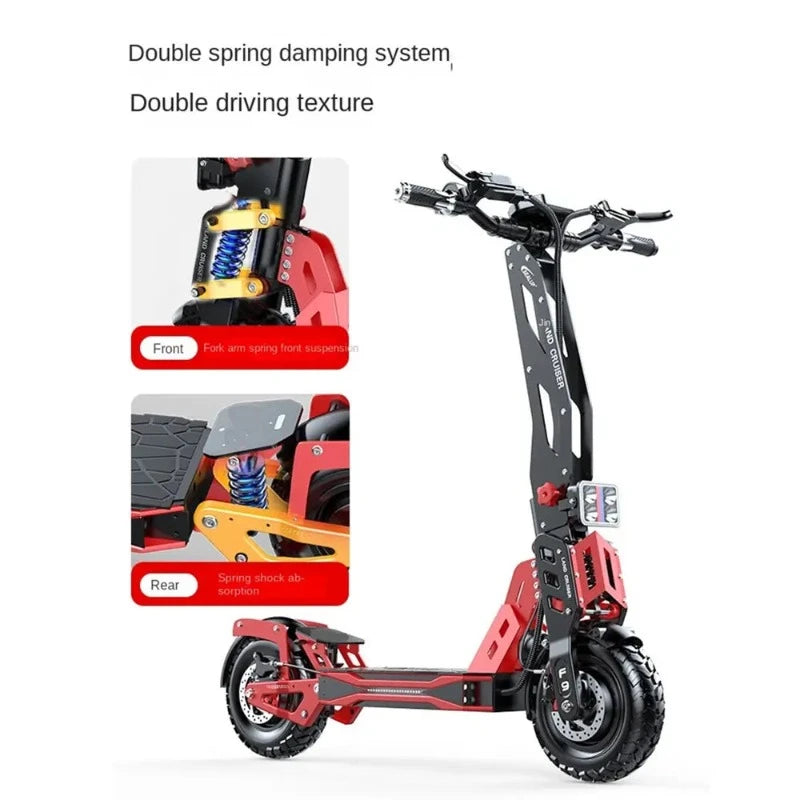 Scooter électrique Sealup Q27 500W/1000W à double entraînement 11" 