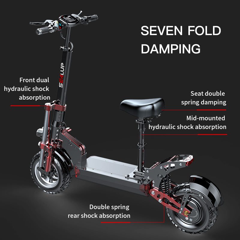 Sealup Q22 12" Off Road Electric Scooter 500W 48V 10Ah E-Scooter