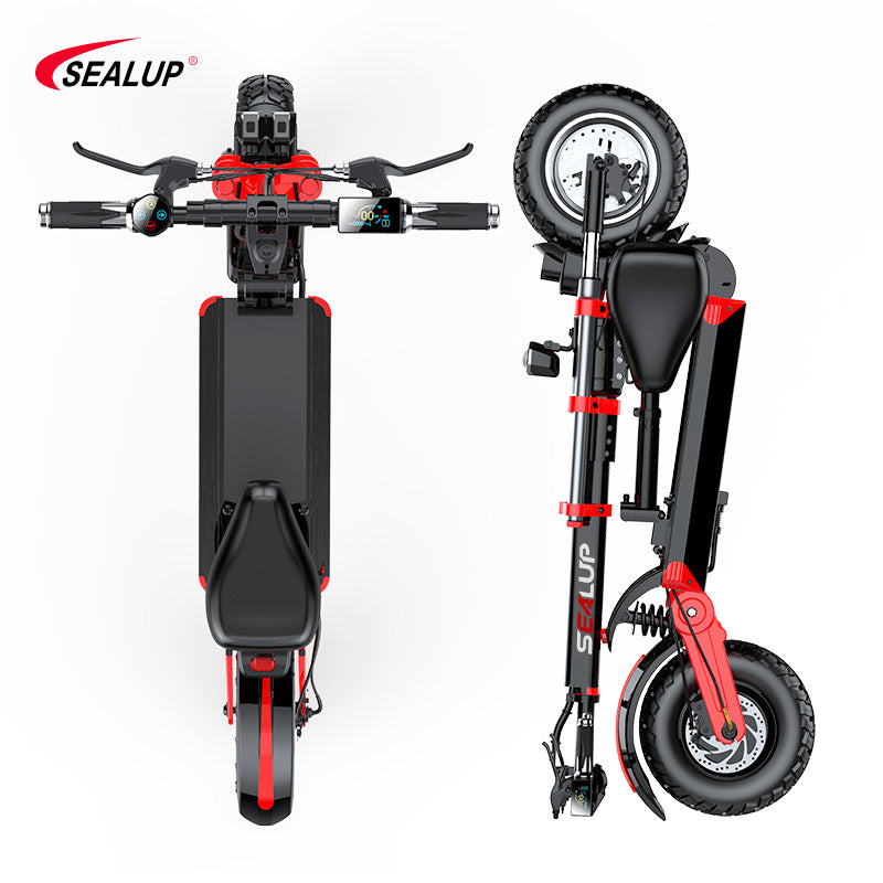 Sealup Q18 12" scooter électrique pliable tout-terrain 500W 48V 10Ah 