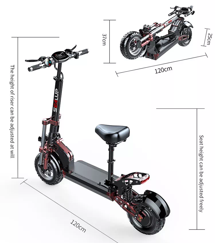 Sealup Q22 12" 越野款 電動滑板車 500W 48V Off Road Electric Scooter