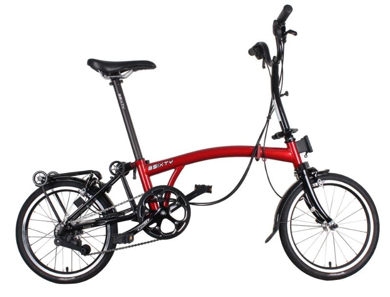 3Sixty S6 6-speed 16" folding bicycle brompton style