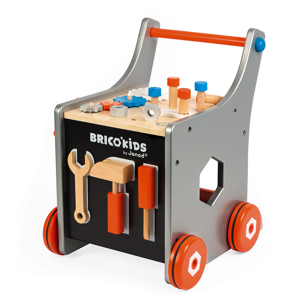 法國🇫🇷 Janod Brico’kids 磁性 DIY 學步工具車
