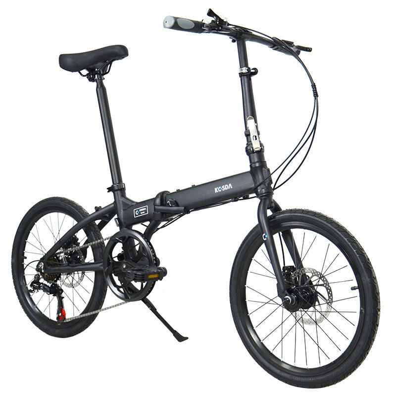 KOSDA 20" Aluminum Alloy TX50-7 7 Speed Folding Bicycle Bike