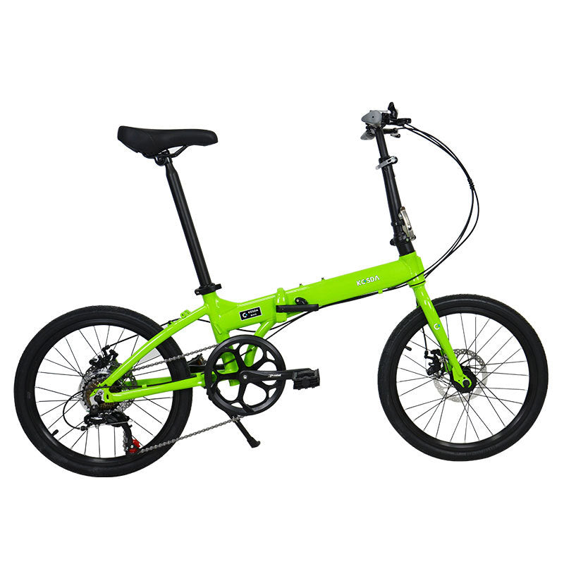 KOSDA 20" Aluminum Alloy TX50-7 7 Speed Folding Bicycle Bike