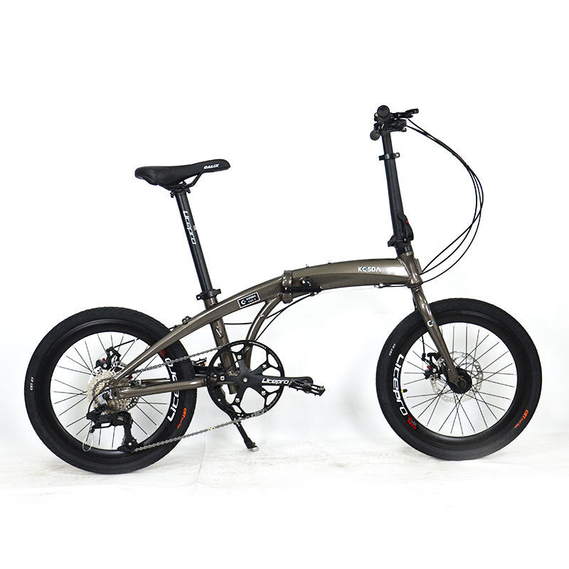 KOSDA 20 "vélo pliant en alliage d'aluminium à 8 vitesses cadre dauphin 451