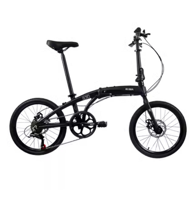 KOSDA 20" aluminum alloy 451 dolphin frame 8sp disc brake folding bicycle