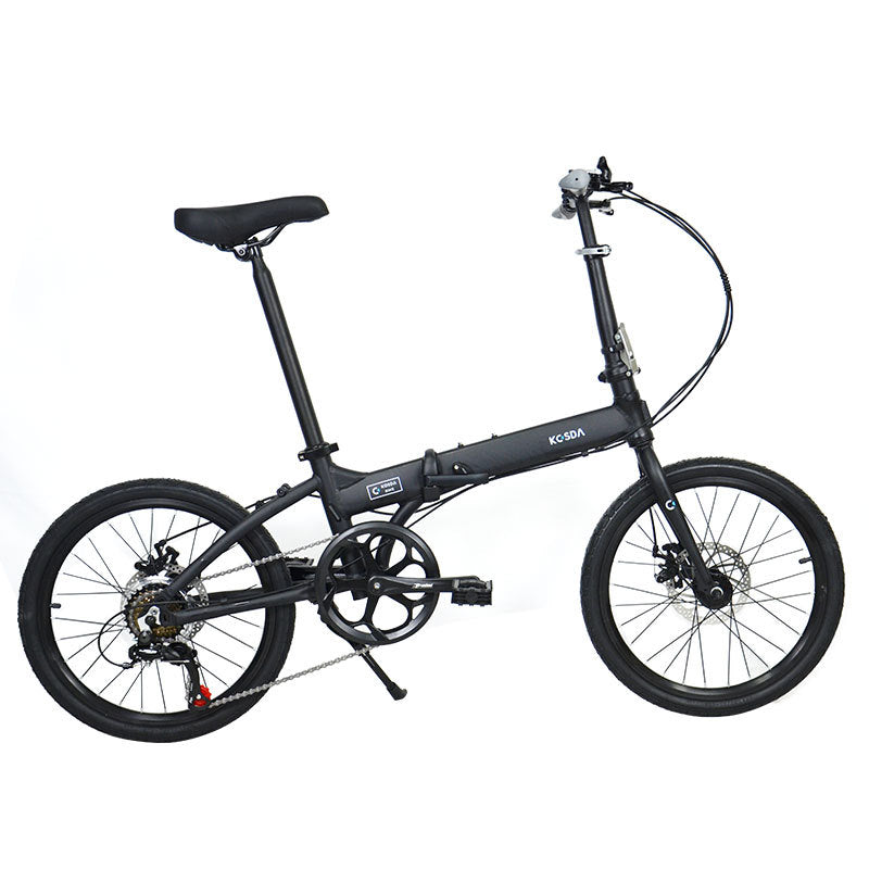 KOSDA 20" Aluminum Alloy TX50-7 7 Speed Folding Bicycle Bike