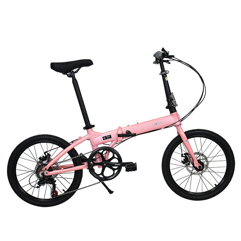 KOSDA 20" Aluminum Alloy TX50-7 7 Speed Folding Bicycle Bike