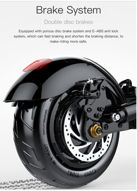 SealUp Q8 10inch Electric Scooter E-Scooter font & rear suspension Long range 40km