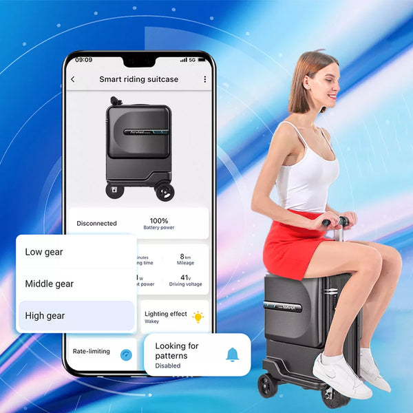 La valise électrique intelligente Airwheel 20" peut être embarquée, capacité 26L, SE3miniT 