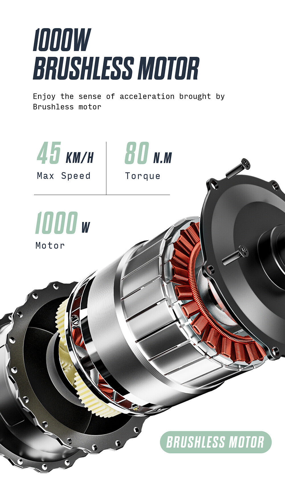 Shengmilo K500 500W 26" 電動單車 山地單車