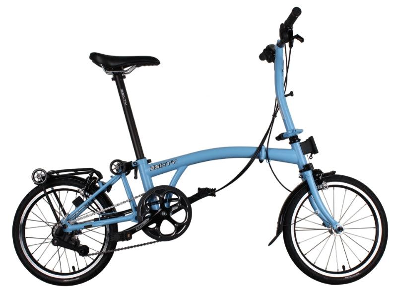 3Sixty S6 6-speed 16" folding bicycle brompton style