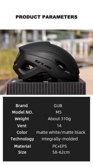 Gub M5 Mips Casque de Vélo Route pour Adultes, Casque de Vélo pour Hommes et Femmes