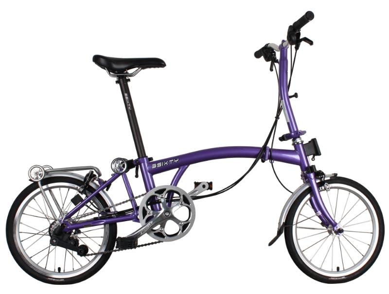 3Sixty S6 6-speed 16" folding bicycle brompton style