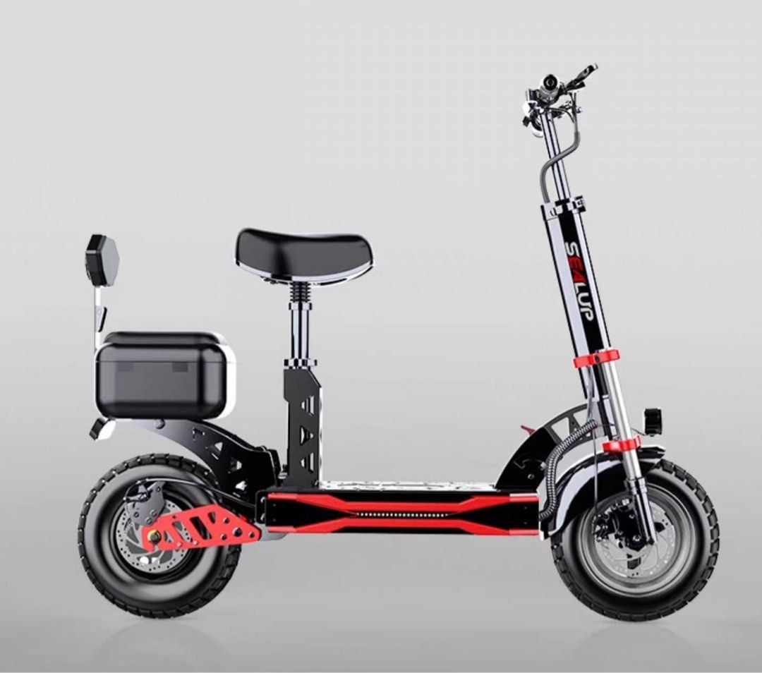 Sealup Q29 Offroad Electric scooter w/ back seat compartment