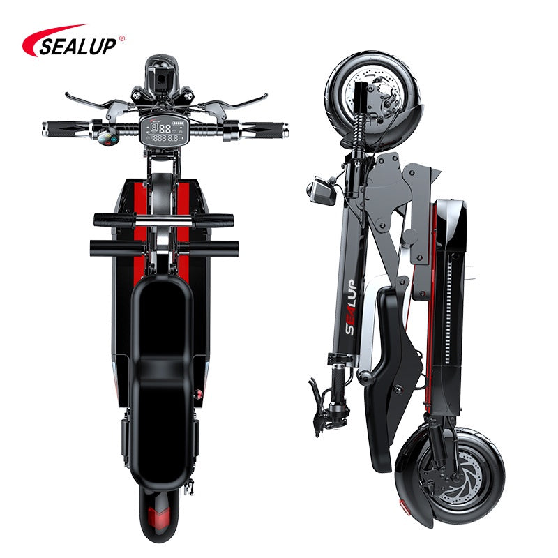 Sealup Q8 10" long range 40km Electric Scooter e-Scooter font & rear suspension