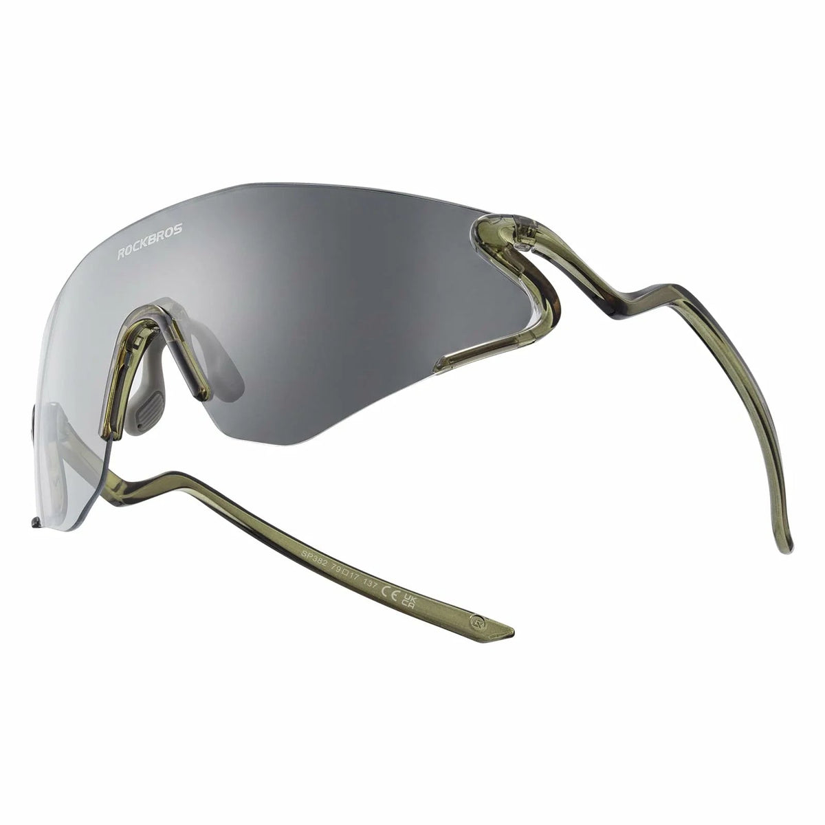 Rockbros Agile Snake Photochromic Sports Sunglasses Ultra-Light TR90 Cycling Eyewear