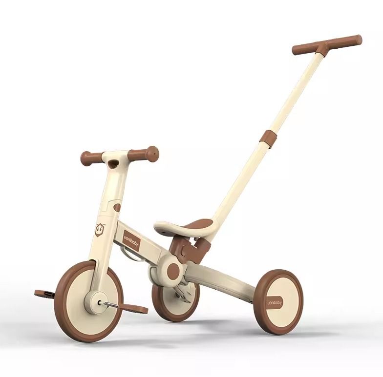 Uonibaby – vélo d'équilibre pliable pour enfants, tricycle quatre en un, scooter