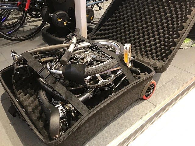 XXF EVA Folding Bike Case Suitable for 16" Brompton Birdy