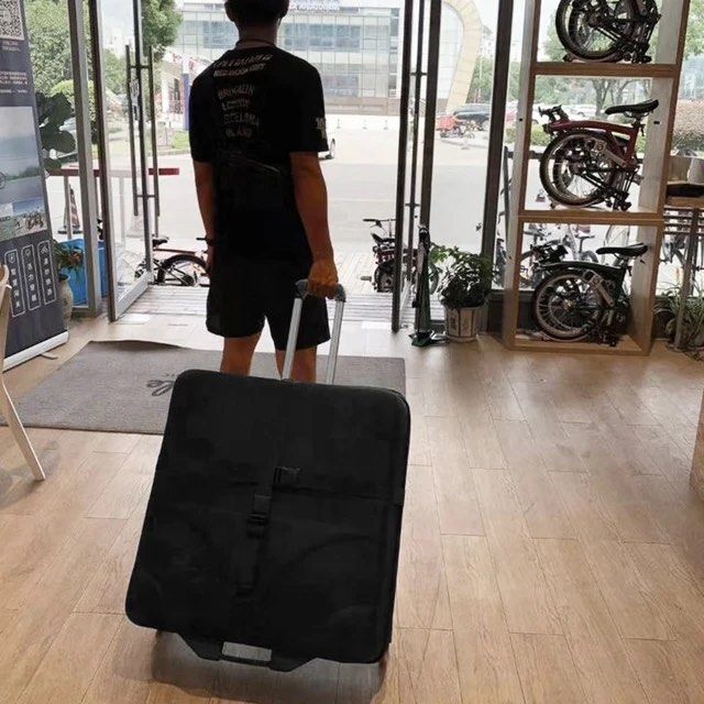 XXF Le coffre à bagages pour vélo pliant a des roues pour un transport facile Vélo pliant de 16 pouces