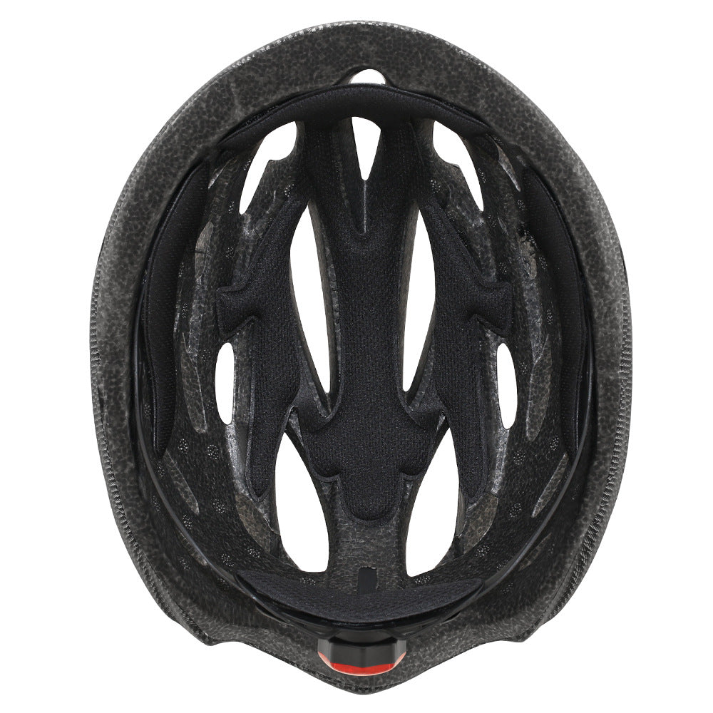 Cairbull ALLROAD tout noir adulte tout casque de vélo de route lumière LED arrière pare-soleil magnétique