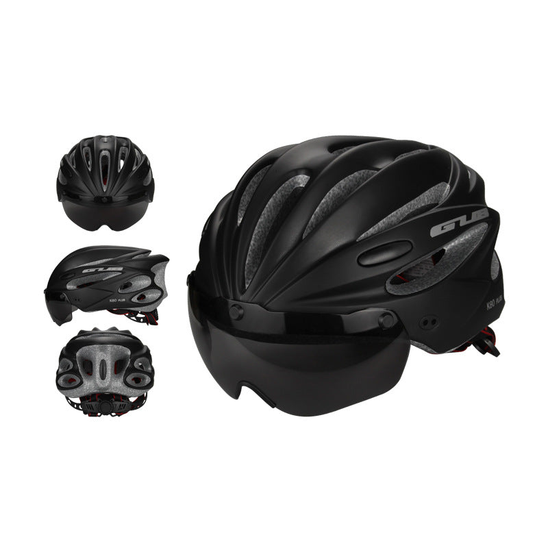 GUB K80 Plus casque de cyclisme vélo de route VTT lunettes magnétiques noir