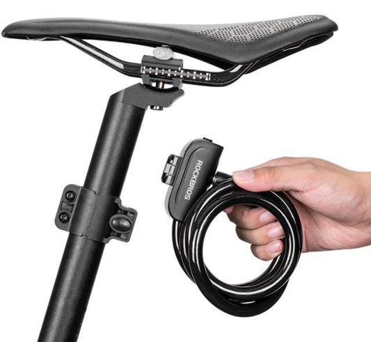 Rockbros Bicycle Lock Anti-theft Lock with Bicycle Lock Frame and Key Bicycle Bike Lock 
