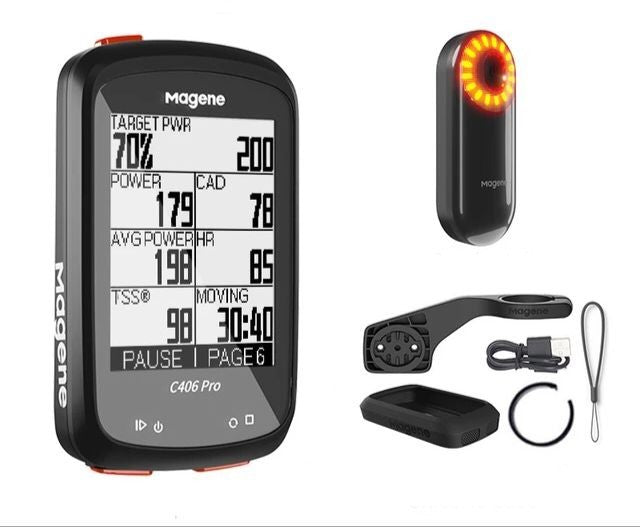 Magene C406 Pro 英文版 無線單車碼錶/咪錶套裝 Bike Computer Combo